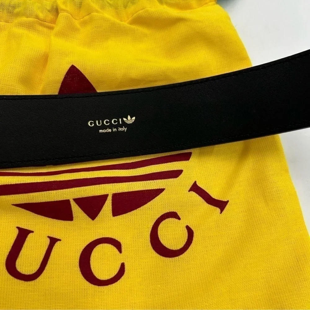 Men’s Gucci, X Adidas, GG Marmont belt 90 cm made in Italy